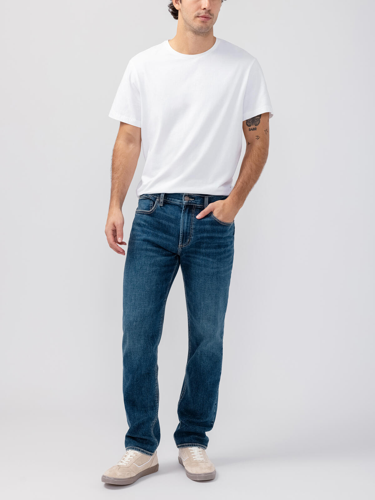 Eddie Slim Straight Leg Jeans image number 0