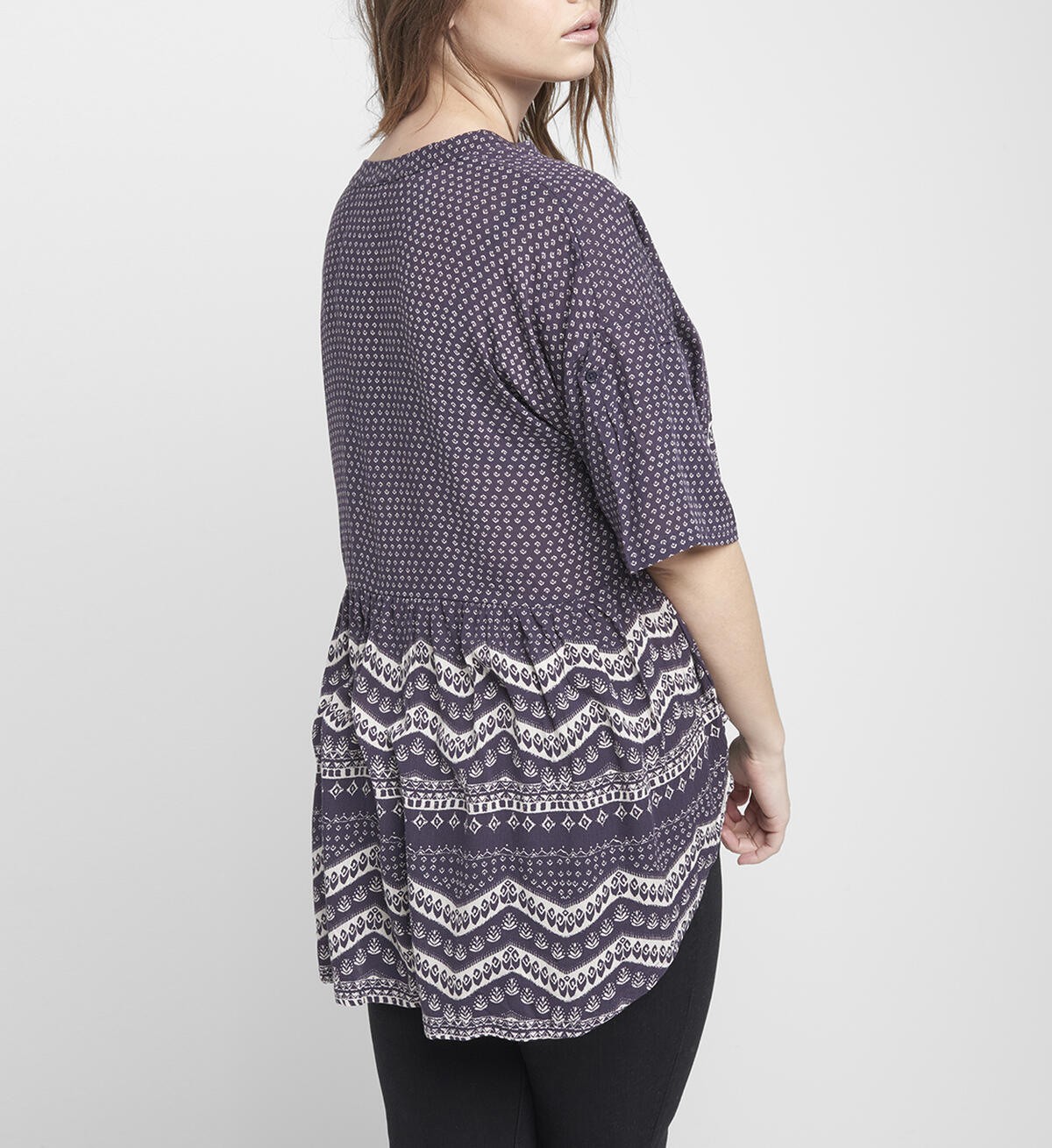 Eden Printed High-Low Blouse Final Sale, , hi-res image number 1
