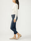Elyse Mid Rise Cropped Skinny Jeans image number 2