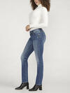 Suki Mid Rise Straight Leg Jeans, Indigo, hi-res image number 2