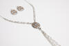 Silver-Tone Layered Y Pendant Necklace, , hi-res image number 3