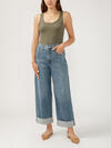 Be Easy High Rise Cropped Wide Leg Jeans, , hi-res image number 3