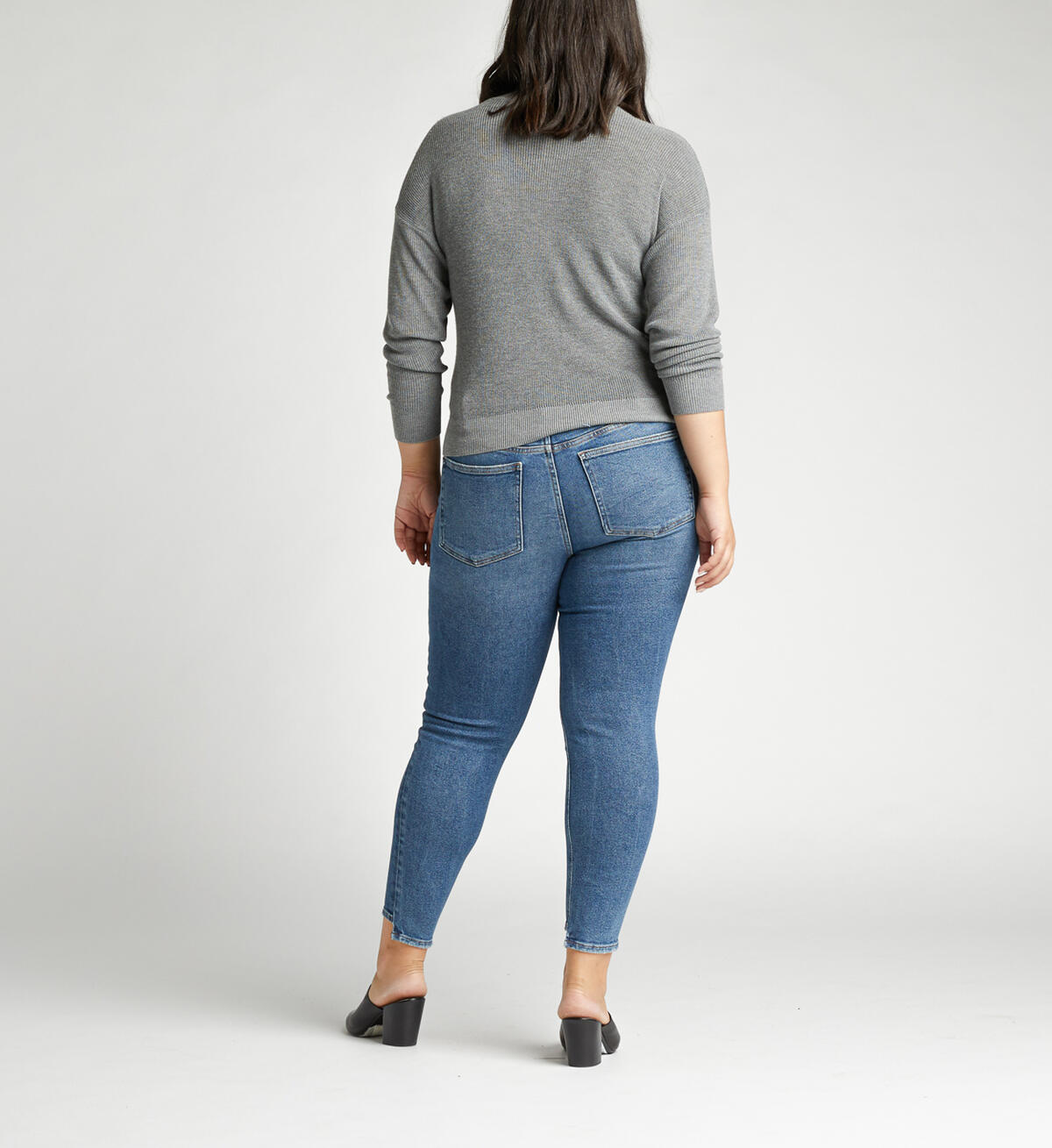 Most Wanted Mid Rise Skinny Plus Size Jeans, , hi-res image number 1