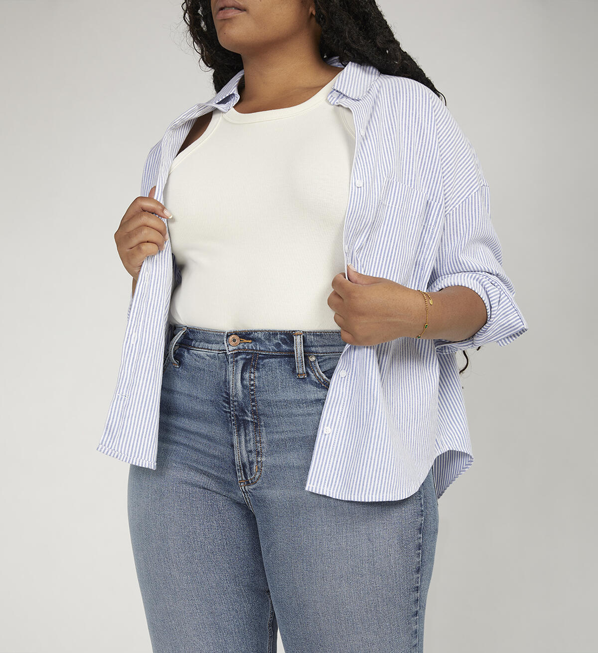 90s Vintage High Rise Bootcut Jeans Plus Size, , hi-res image number 3