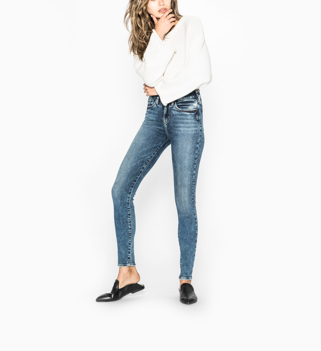 Silver jeans best sale mazy ankle skinny