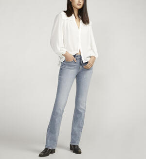 Suki Mid Rise Slim Bootcut Jeans
