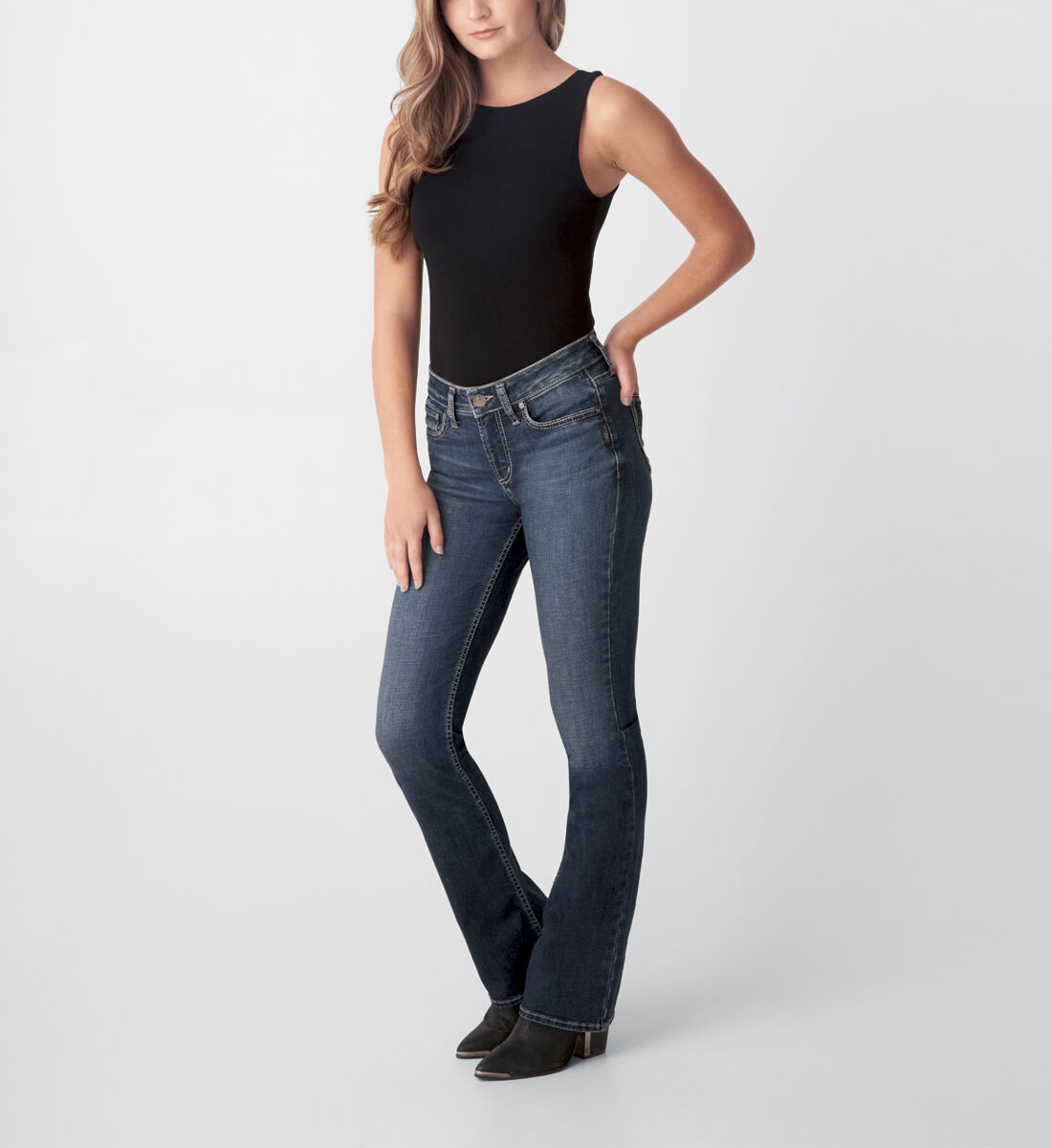 Skinny leg bootcut jeans best sale
