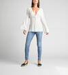 Sally Lace-Trim Peasant Blouse, , hi-res image number 1