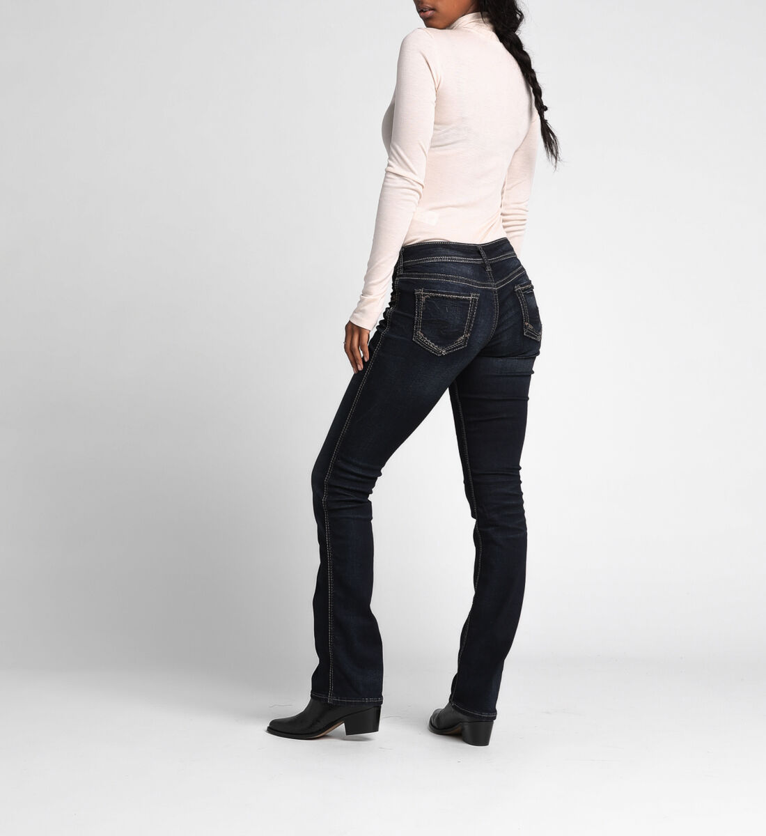 Silver avery slim bootcut jeans hotsell