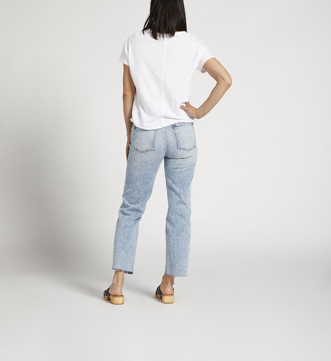 Buy Highly Desirable High Rise Straight Leg Jeans for USD 39.00 