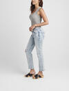 Suki Mid Rise Straight Crop Jeans image number 2