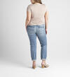 Boyfriend Mid Rise Slim Leg Jeans Plus Size, , hi-res image number 2
