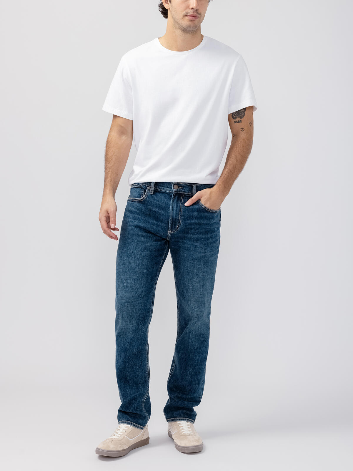 Eddie Slim Straight Leg Jeans image number 0