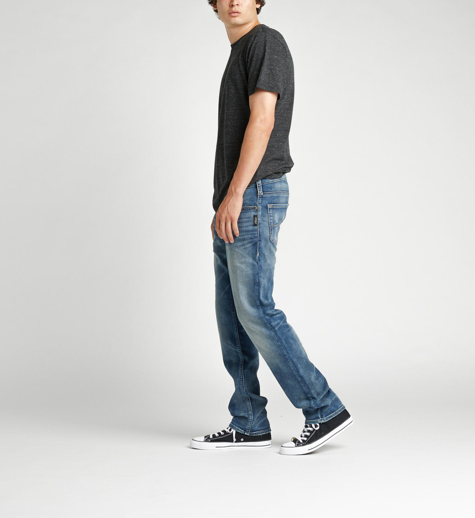 Buy Allan Classic Fit Straight Leg Jeans for USD 99.00 Silver Jeans