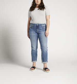 Beau Mid Rise Slim Leg Jeans Plus Size