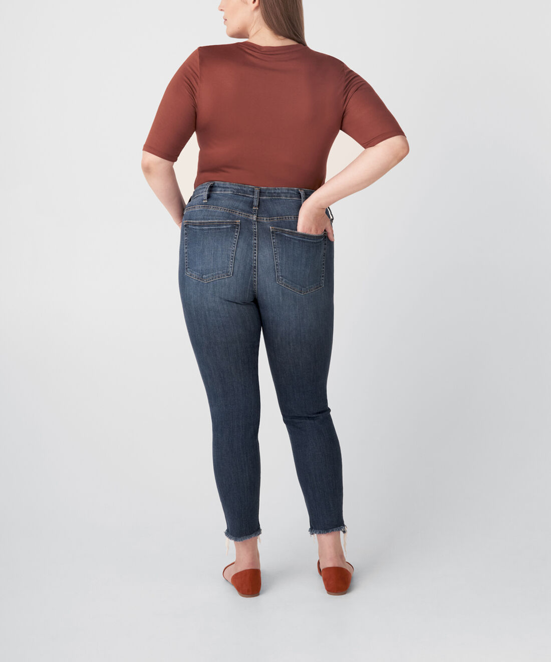 Most Wanted Mid Rise Skinny Jeans Plus Size Side