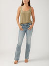 Suki Mid Rise Bootcut Jeans image number 3