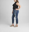 Boyfriend Mid Rise Slim Leg Jeans Plus Size, , hi-res image number 2