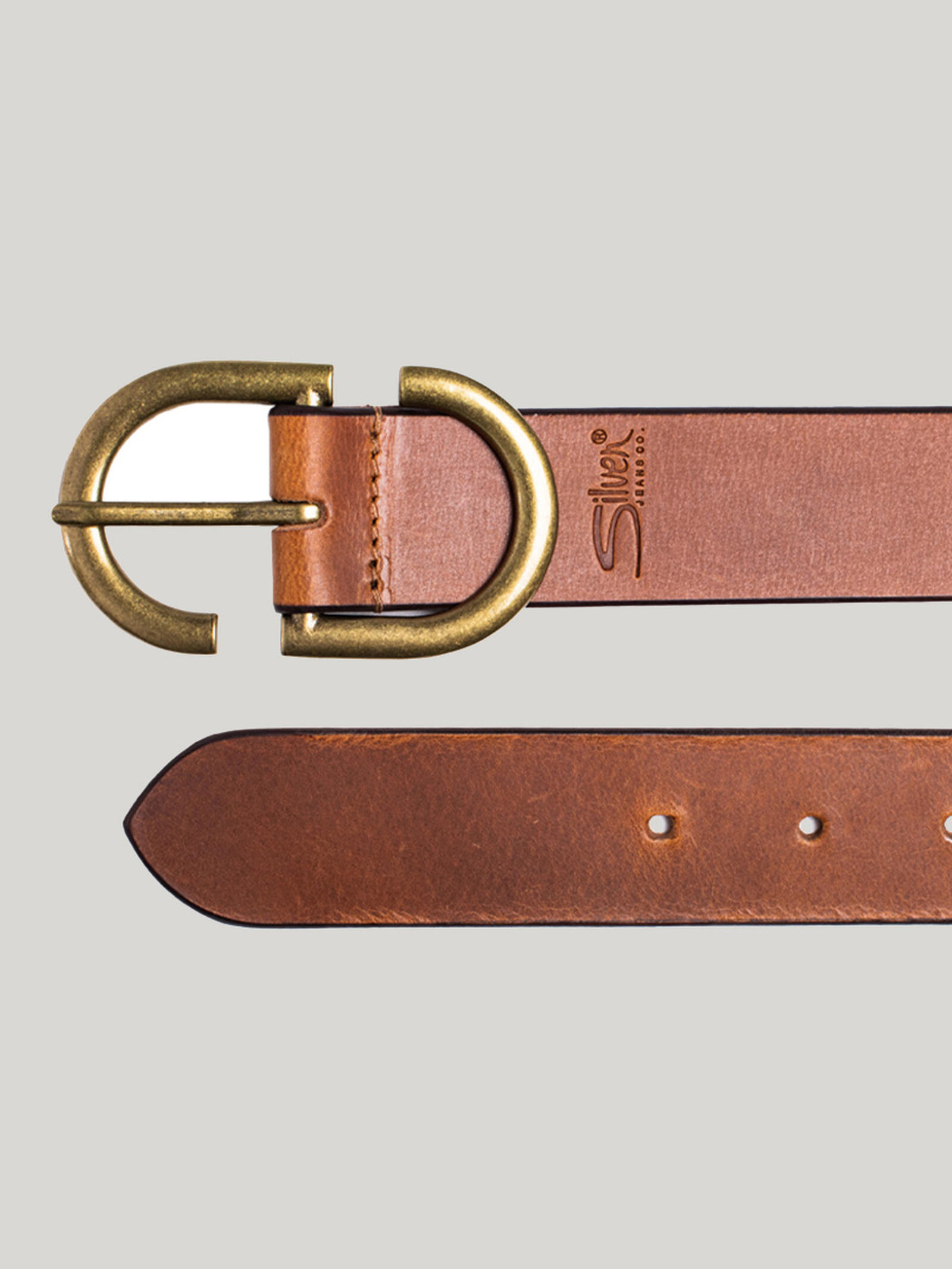 Women’s leather belt Bronze tones 100% leather 2.25” wide 41” long S Amazon.com: ESPOFY Women main image 3