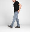 Eddie Tapered Mens Light Wash, , hi-res image number 2