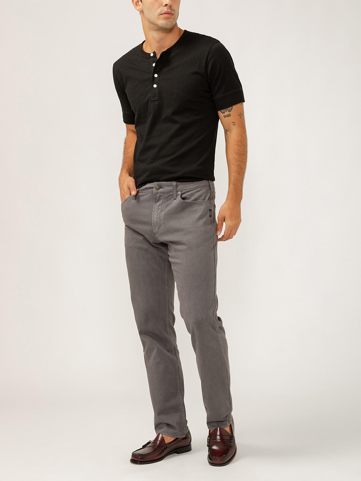 Machray Athletic Fit Straight Leg Pants image number 0
