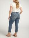 Girlfriend Mid Rise Slim Leg Jeans Plus Size image number 1