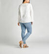 Sally Lace-Trim Peasant Blouse, , hi-res image number 1