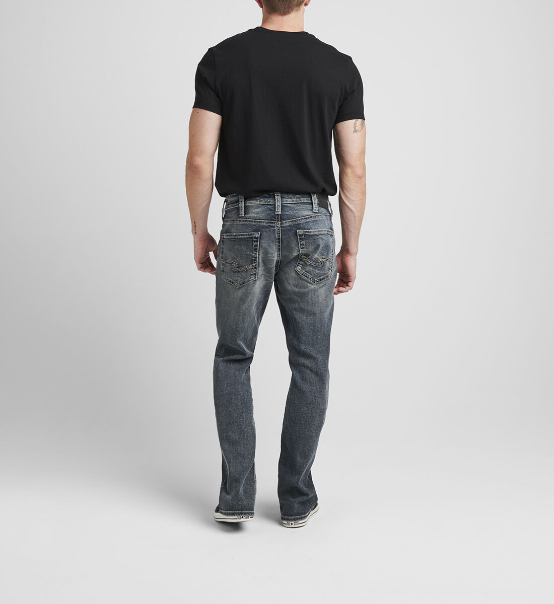 Craig Easy Fit Bootcut Jeans Back