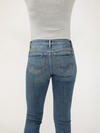 Elyse Mid Rise Straight Leg Ankle Jeans image number 4
