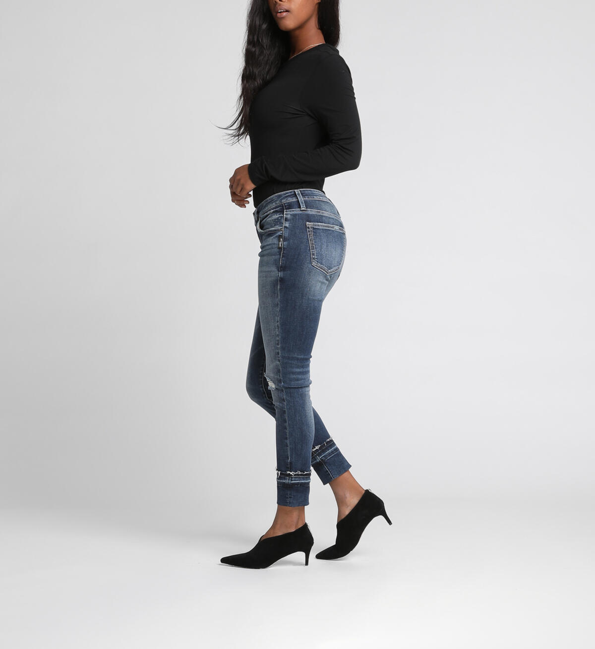 Mid-Rise Girlfriend Jeans, , hi-res image number 2