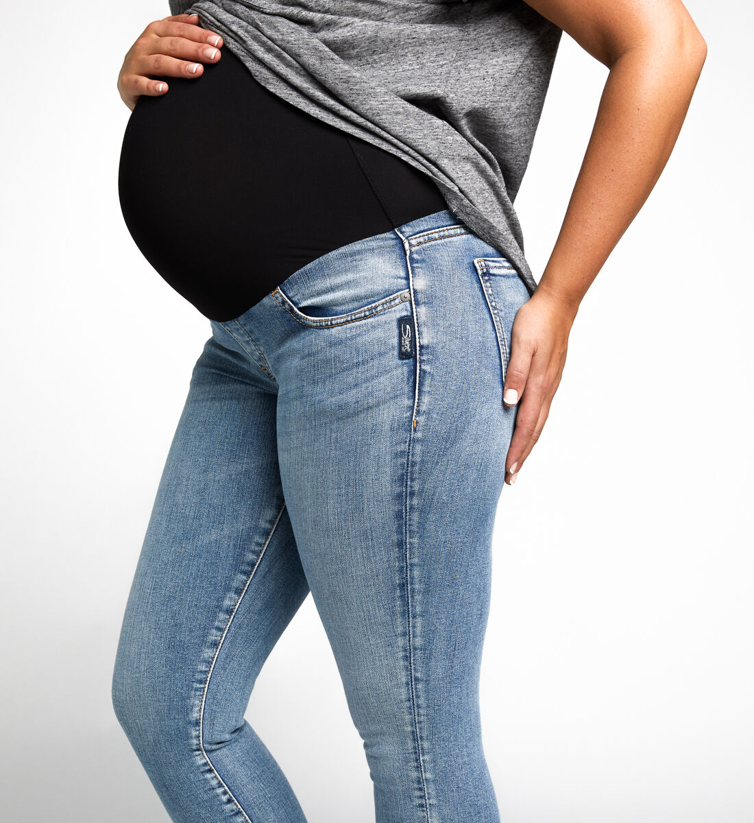 Aiko Ankle Skinny Maternity Jeans Alt Image 3