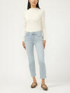 Isbister High Rise Ankle Straight Leg  Luxe Stretch Jeans image number 0