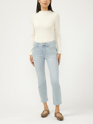 Isbister High Rise Ankle Straight Leg  Luxe Stretch Jeans
