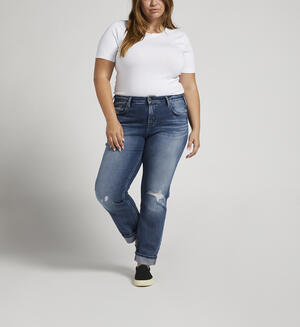 Beau High Rise Slim Leg Jeans Plus Size