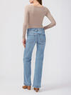 Suki Mid Rise Trouser Leg Jeans image number 3