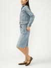 Limited Edition Studded Denim Long Shorts image number 2