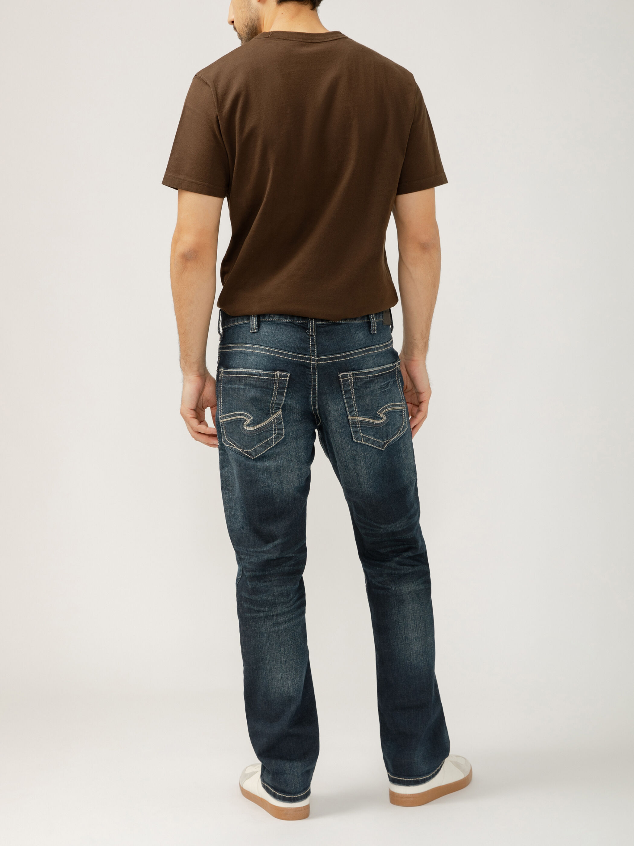 Buy Eddie Athletic Fit Tapered Leg Jeans for USD 99.00