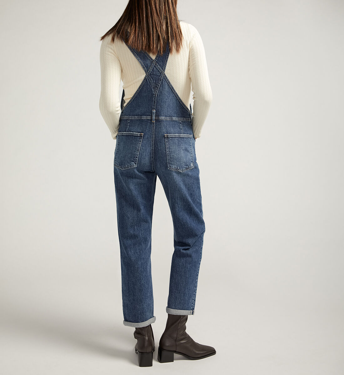 Buy Baggy Straight Leg Overall Jeans for USD 99.00 Silver Jeans US New