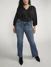 Most Wanted Mid Rise Flare Jeans Plus Size, , hi-res image number 0