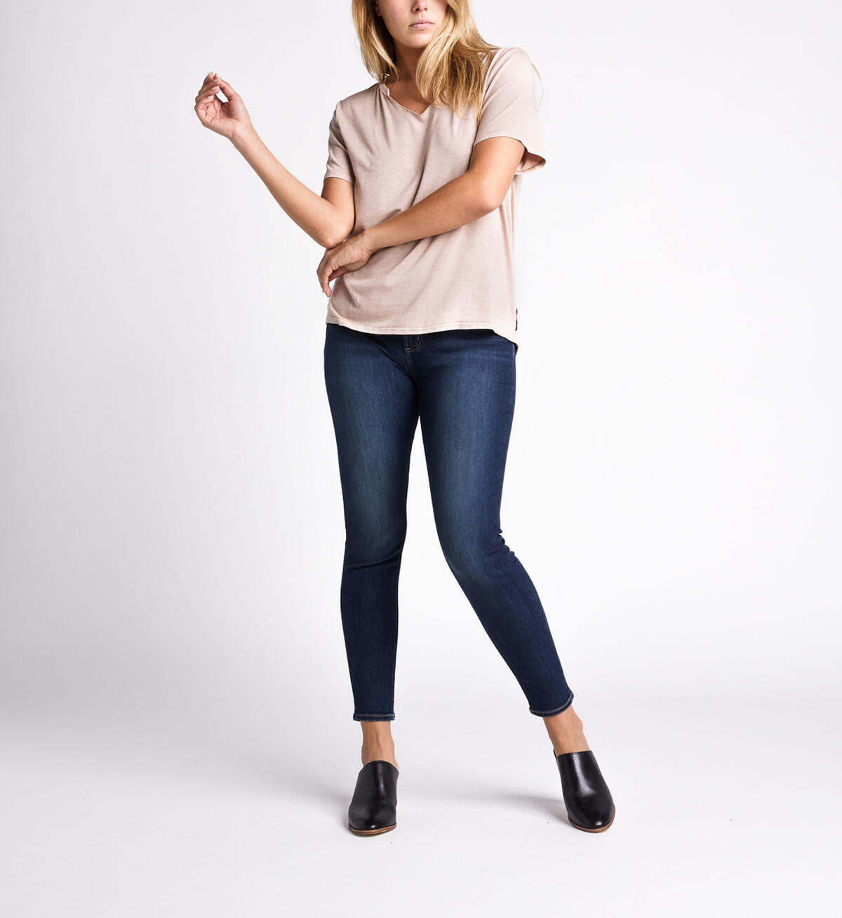Arizona Slit-Neck Short-Sleeve Top, , hi-res image number 1