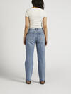 Mid Rise Straight Leg Dad Jean, Indigo, hi-res image number 1