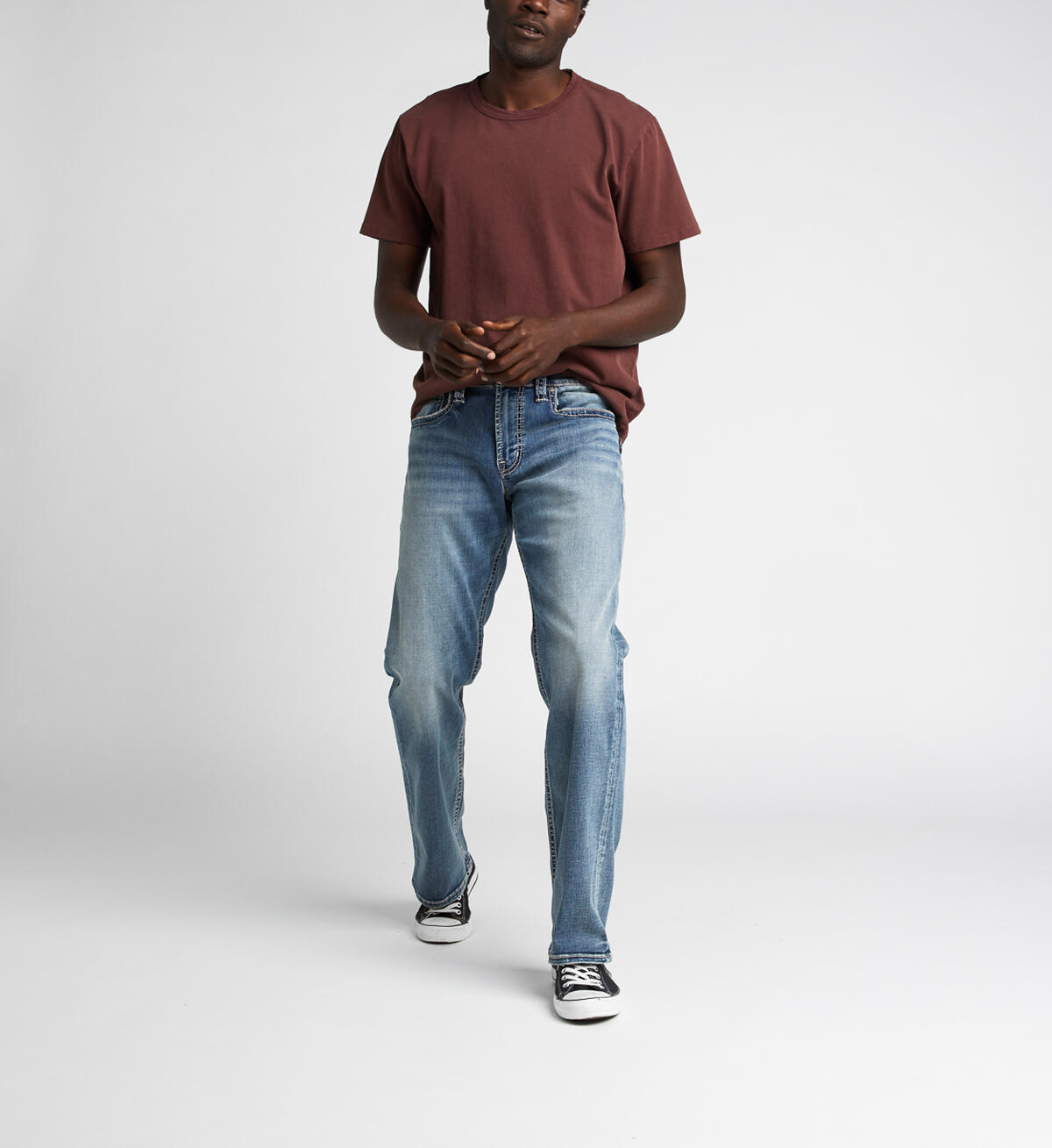 Zac Relaxed Fit Straight Jeans, Indigo, hi-res image number 3