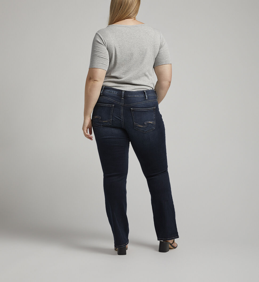 Buy Britt Low Rise Slim Bootcut Jeans Plus Size for USD