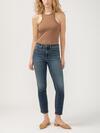 Most Wanted Mid Rise Ankle Straight Jeans, , hi-res image number 0
