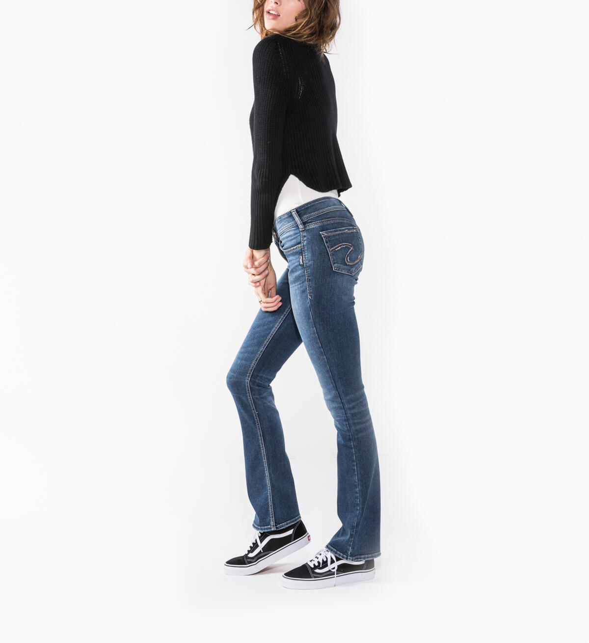 Elyse Slim Boot Dark Wash, , hi-res image number 2