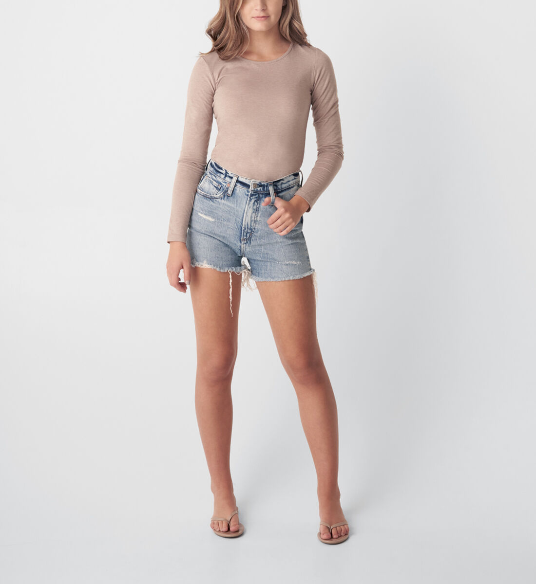 High rise jeans shorts 2025