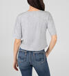 Slub Jersey Tie-Front Tee, , hi-res image number 1