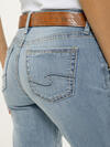 Suki Mid Rise Trouser Leg Jeans image number 3
