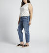 Boyfriend Mid Rise Slim Leg Jeans Plus Size, , hi-res image number 2