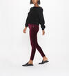 Aiko Mid Rise Skinny Leg Pants Final Sale, Cherry, hi-res image number 2